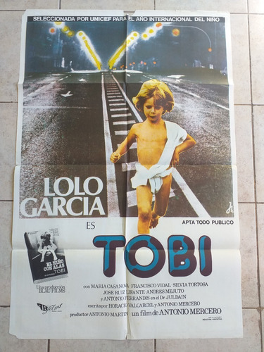 Afiche De Cine Comedia Antiguo Tobi Lolo García *