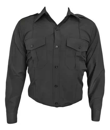 Camisa Celeste Uniforme Charretera