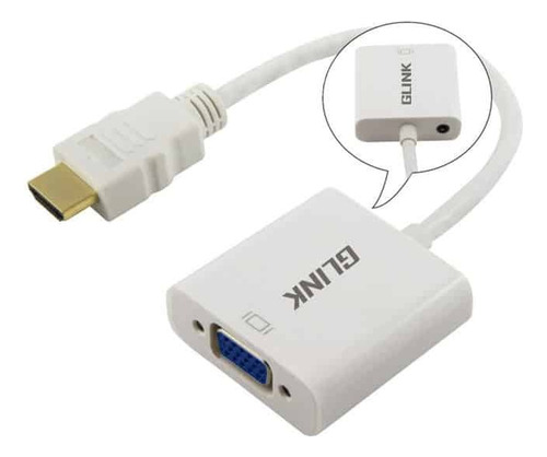 Adaptador Hdmi A Vga, Hdmi A Vga(macho A Hembra)1080p Gl-001