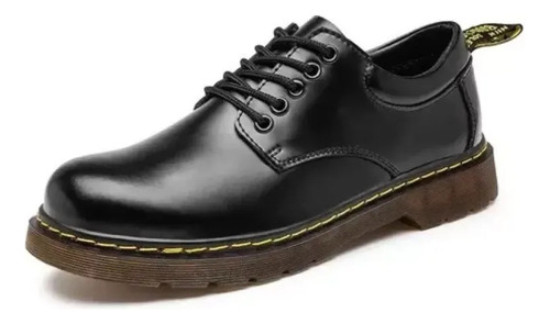 Zapatos Casuales De Hombre Británico Martin Leather Casual