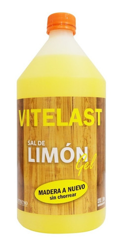 Sal De Limon Vitelast 1 L Blanqueador Para Maderas Vitecso