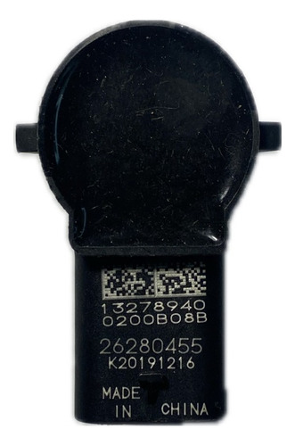 Sensor Ré Estacionamento Onix/ Tracker 2019/2022 Preto Fosco
