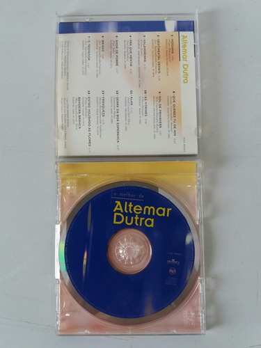 Imagem 3 de 3 de Cd O Melhor De Altemar Dutra: Modinha, Malandrinha E Mais.