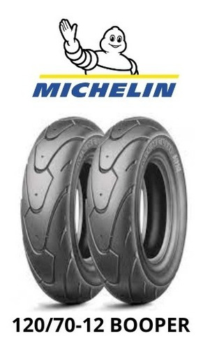 Llanta Michelin Booper 120/70-12 Bws 125/agility 125