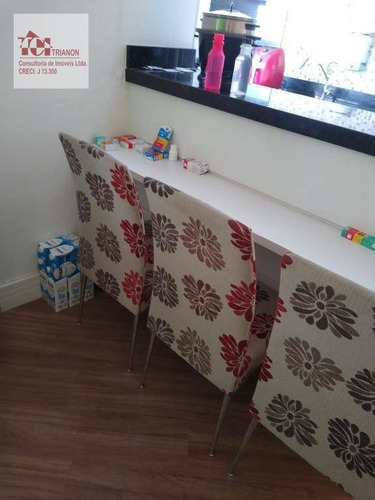 Imagem 8 de 21 de Apartamento Com 2 Dormitórios À Venda, 63 M² Por R$ 425.000,00 - Vila Valparaíso - Santo André/sp - Ap3234