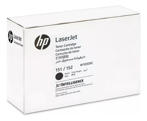 Toner Hp W1030xc Preto 151/152 4003 400 4103 4104 Novo 9,7k