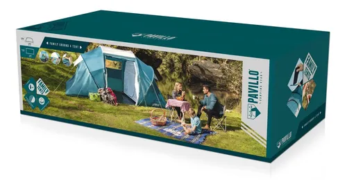 Carpa Bestway 4 Personas Family Ground 4 Laser Tv