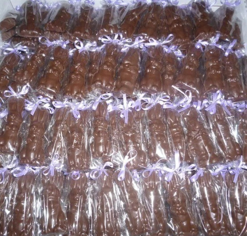 Conejitos De Chocolate Macizos Por 10 Unidades 