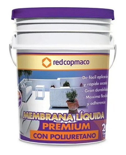 Membrana Liquida Poliuretanica Premium 20 Kg  Redcopmaco 