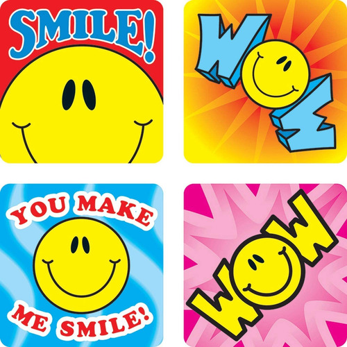 Smile Fun Motivational Stickers 120 Pegatinas