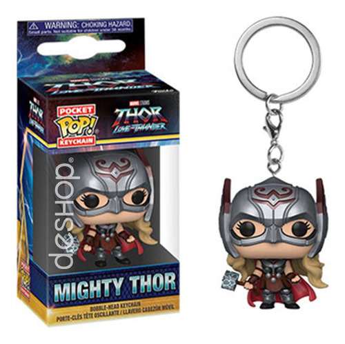 Funko Pop Keychain : Mighty Thor - Thor Love And Thunder