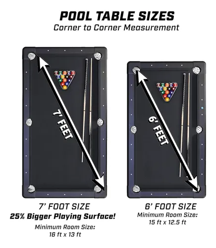 Mesa De Billar Gosports De 6 Pies 2 Palos Tiza Y Cepillo