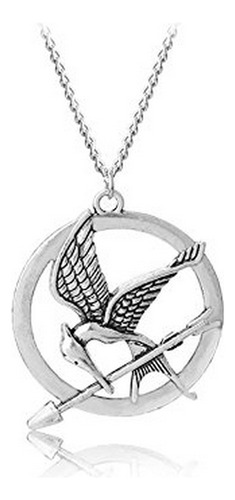 Cadena, Collar Para Hombr Ronda Hoop Hunger Games Mocking Bi