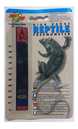 Termómetro Adhesivo De Cristal Liquido - Reptiles Terrarios