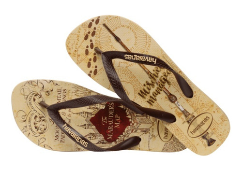 Ojotas Havaianas Harry Potter Golden Originales 39 Al 46