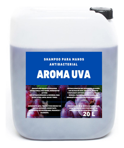 Shampoo Para Manos Antibacterial 20 L