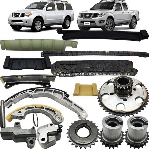 Imagem 1 de 10 de Kit Distribuição Corrente Frontier Le 2.5 16v Diesel 2013