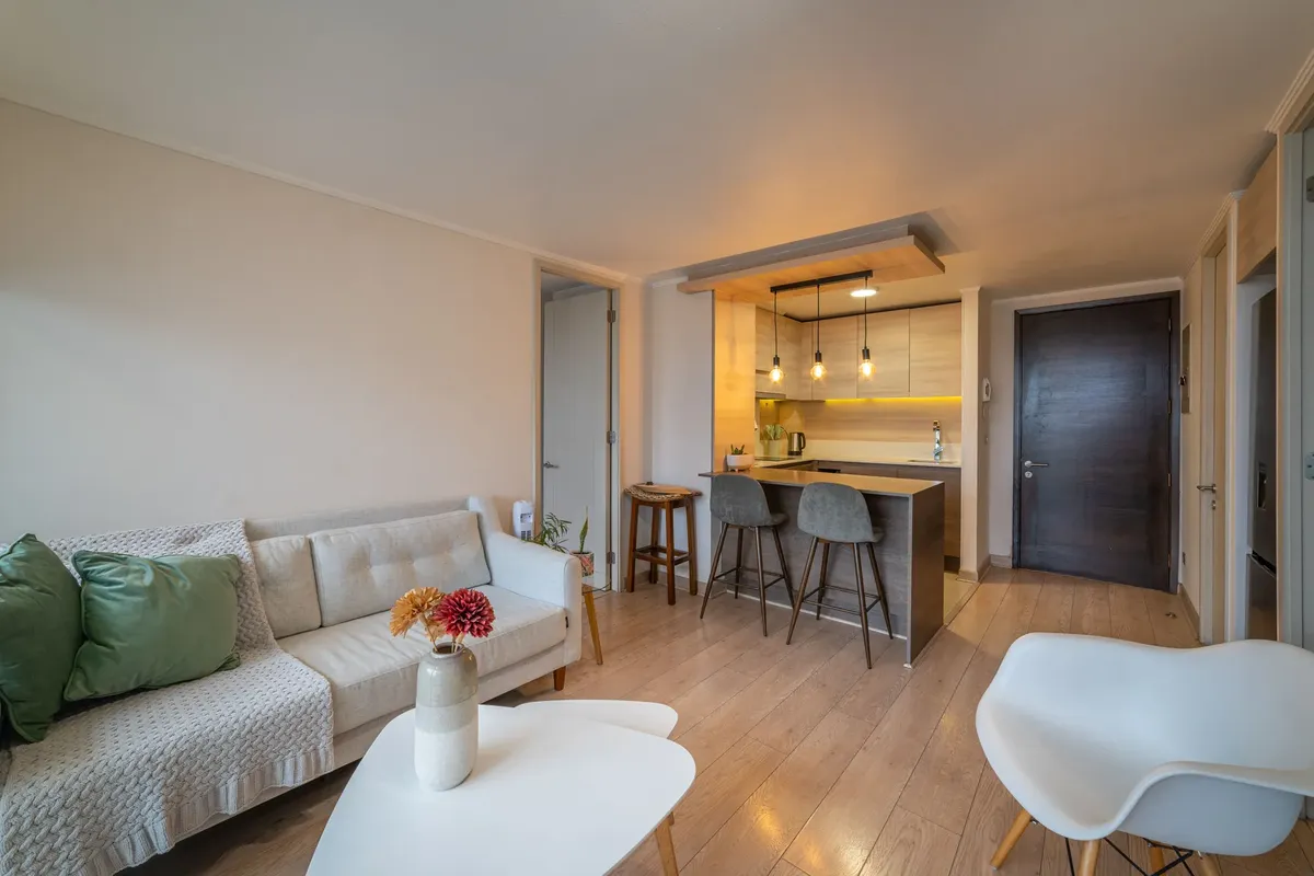 Imagen 4 de 14 de Hermoso Departamento A Pasos De Metro Ñuñoa