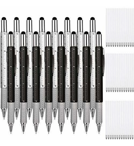 Esfero - 16 Pieces Gift Pen Tool Pen 6 In 1 Multitool Tech T