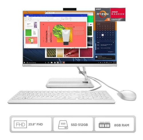 Computador Lenovo Todo En Uno 3 Meses De Uso. Estado 10/10