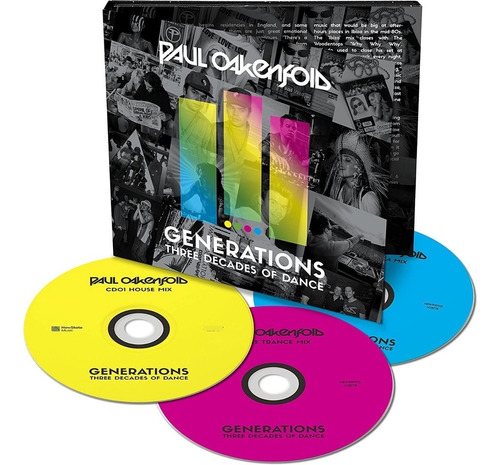 Paul Oakenfold Generations Three Decades Of Dance 3 Cd