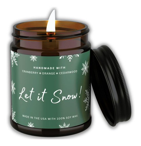 Presentando Nuestra Exclusiva Vela De Navidad De Let It Snow