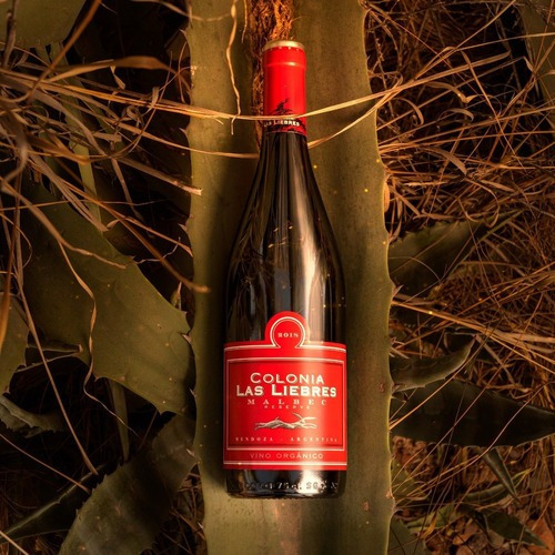 Imagen 4 de 5 de Vino Orgánico Colonia Las Liebres Reserva Malbec Caja X6