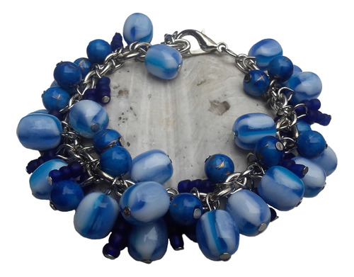 Psf1737 Pulsera Mujer Cadena Con Dijes Colgantes