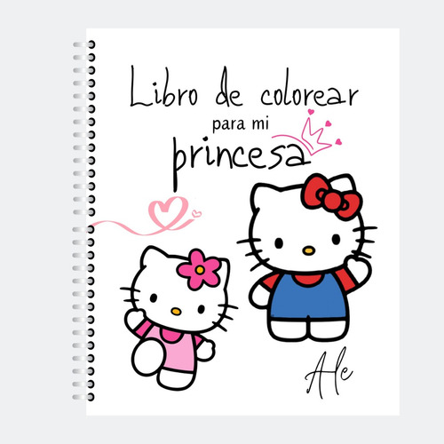 Libro Para Colorear Hello Kitty Para Tu Persona Fav