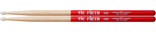 Palillo Vic Firth 5bnvg American Classic 5b Nylon C/vic Grip Color Madera/Rojo