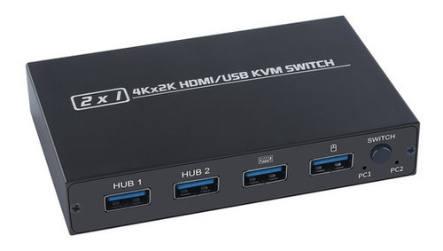 Conmutador 2 En 1 Compatible Con Hdmi/usb Kvm 201cl De Aimos