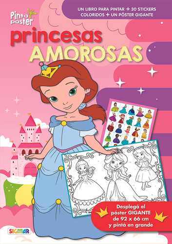 Pinto Poster Princesas Amorosas - Los Editores De Sigmar