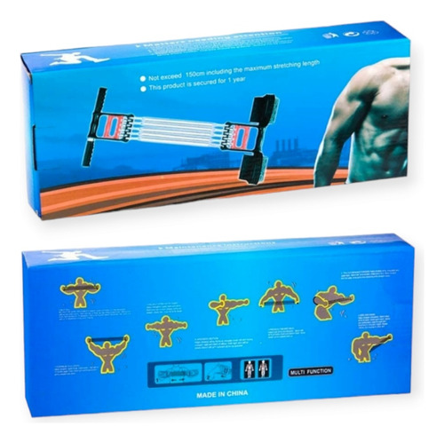 Expansor De 5 Barras Fitness Tubo De Entrenamiento 2 En 1 