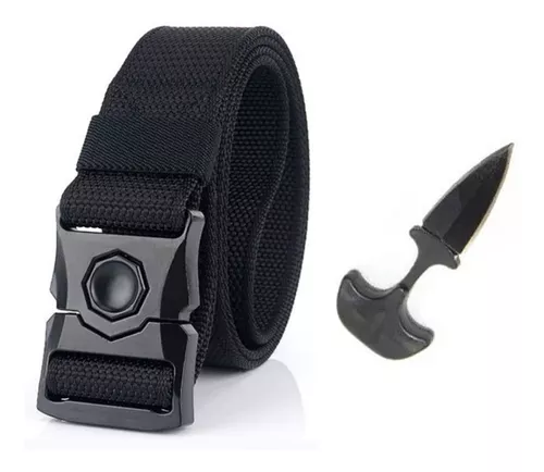 Cinturón táctico militar para hombre, cinturón de pistola con hebilla  ajustable