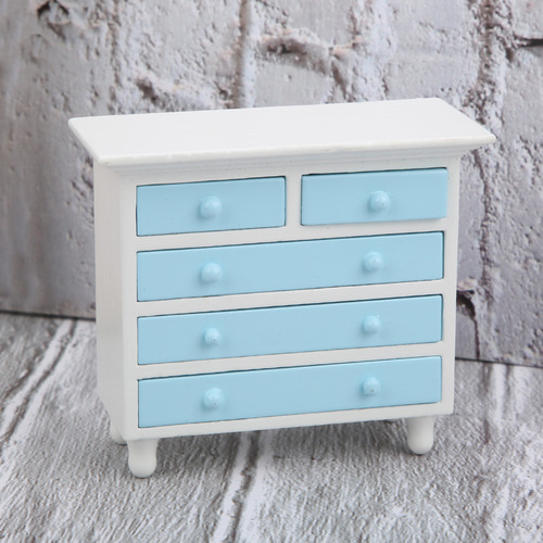 Cajón De Mesa En Miniatura A Escala 1:12 De Dollhouse Furnit
