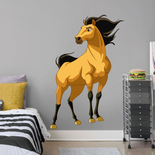 Vinilo Decorativo Spirit-i 01, Calcomanía De Pared Caballo.