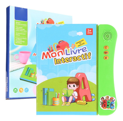 Libro Interactivo Para Niños Pequeños Francés Inglés Sonido