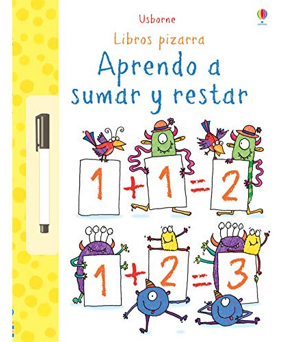 Aprendo A Sumar Y Restar -libros Pizarra Para Practicar-