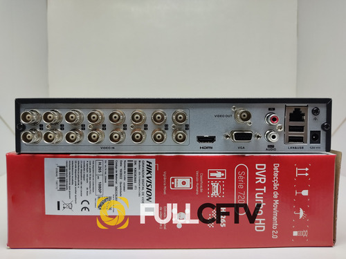Kit Dvr Hikvision 16 Ch / 10 Colorvu Com Áudio / Hd 2teras