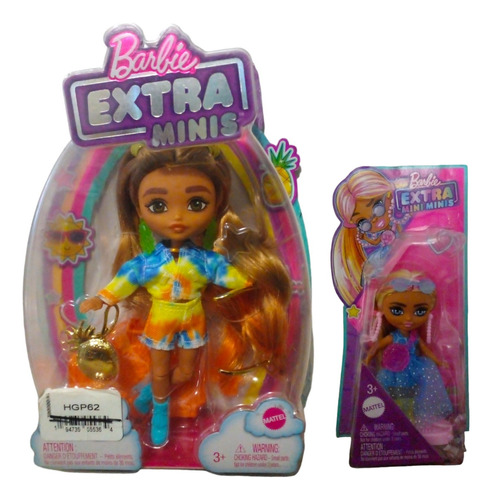 Pack Muñecas Barbie Extra Minis + Barbie Extra Mini Minis