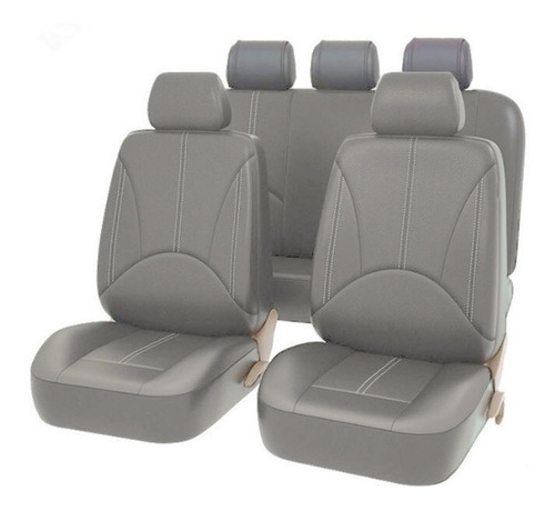 Fundas De Asiento Universales De Cuero Pu Para Coche, Café