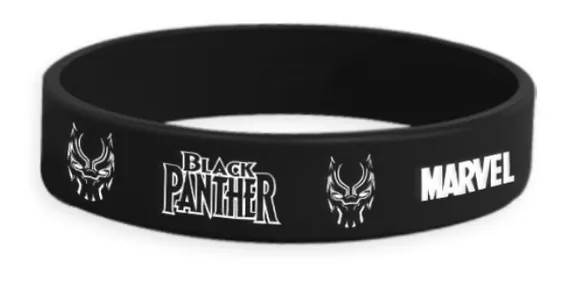 Pulsera De Silicona Black Panther - Pelicula Marvel