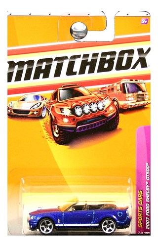 Matchbox 2010 Coches Deportivos 2007 Ford Mustang Shelby Gt5