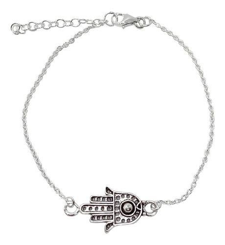 Pulsera Mano Fátima Plata Fina 925