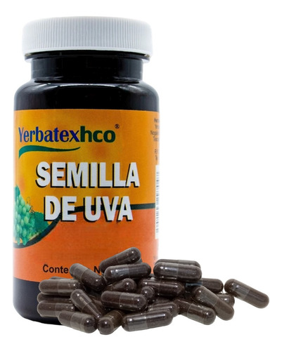 Té De Hierba Semilla De Uva Frasco Con 65 Piezas