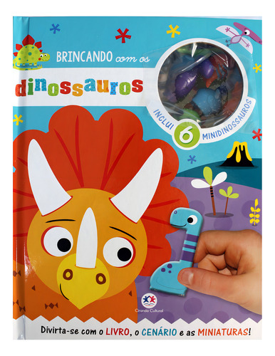 Brincando Com Os Dinossauros, De Believe Ideas, Make. Série Para Ler E Brincar, Vol. 1. Editora Ciranda Cultural, Capa Mole Em Português, 2020