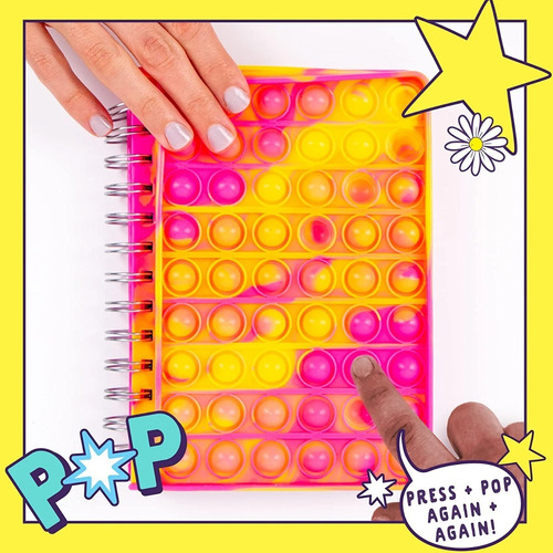 Cuaderno Sensorial Fidgit Pop It Diario Just My Style