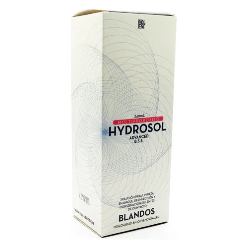 Hydrosol 240ml Sulucion Para Lentes De Contacto Blandos.
