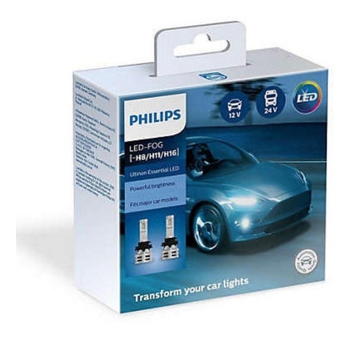 Kit Led H11 Luz Antiniebla Philips Mitsubishi Eclipse 2008 *