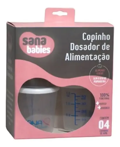 Copinho Dosador De Leite Materno Alimentação - Sana Babies